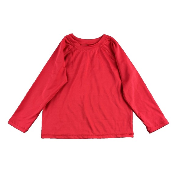 New Andie Swim Size 4T Cherry Red The‎ Kids Rashguard  Beach - Picture 1 of 9